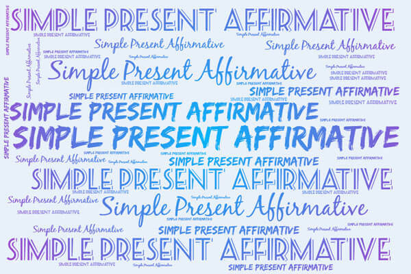 simple present affirmative - grammar rules