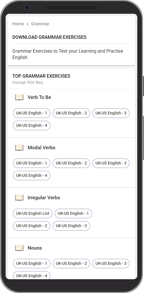 English Grammar Downloads