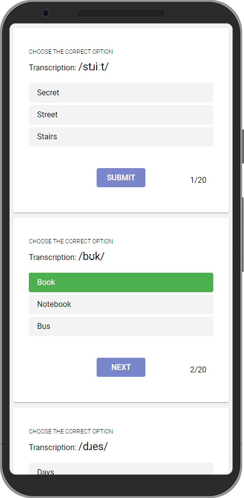 Learn English with Quizzes