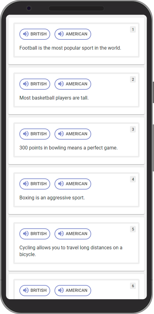 Learn with English Sentences