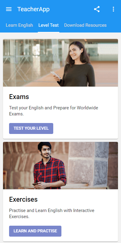 English Exams and Exercises