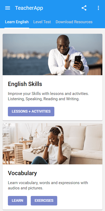 English Vocabulary and skills